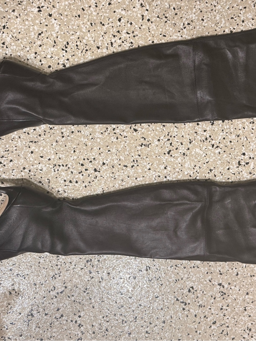 Stuart Weitzman Women’s Black High-Heel Over-the-Knee Boots - Picture 2 of 7